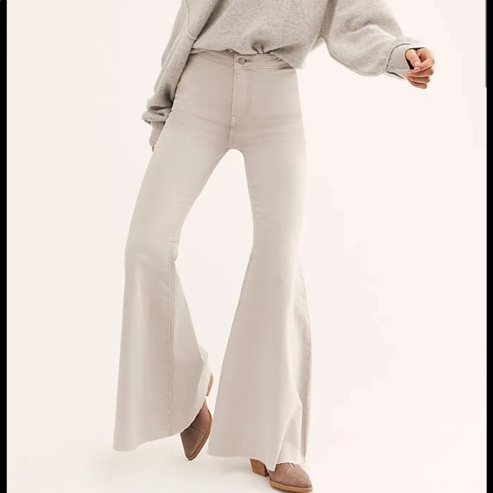 Free People Just Float On Flare Jeans